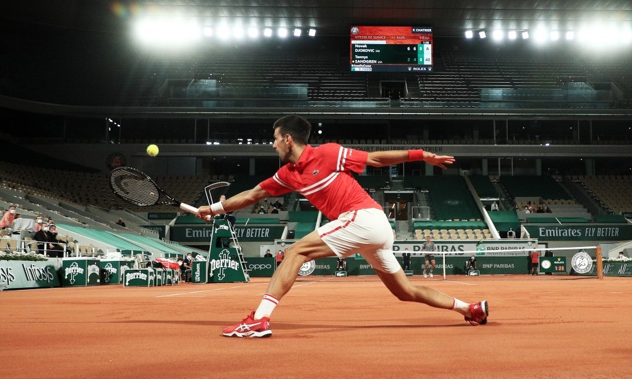 Novak Djokovic /Christophe Petit-Tesson /PAP/EPA