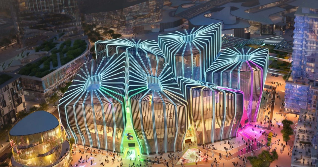 Nowa arena e-sportowa w Qiddiya w Arabii Saudyjskiej /Populous /materiały prasowe