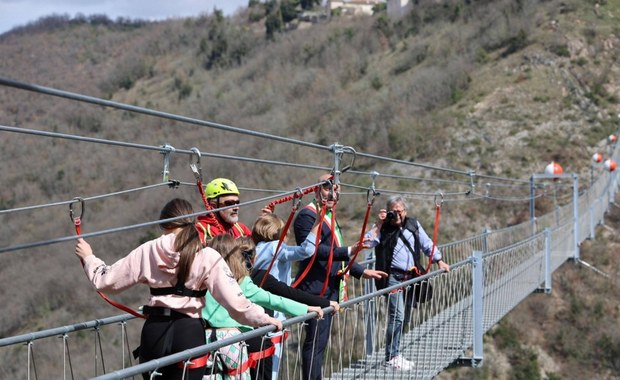 Nowa atrakcja Włoch: Najwyższy w Europie "most tybetański"