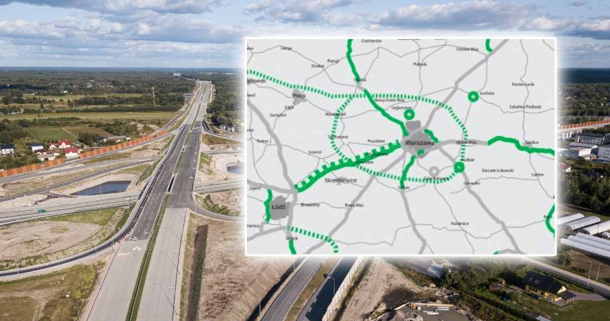 Nowa autostrada A50 ma być ringiem Warszawy. /Mateusz Grochocki /East News