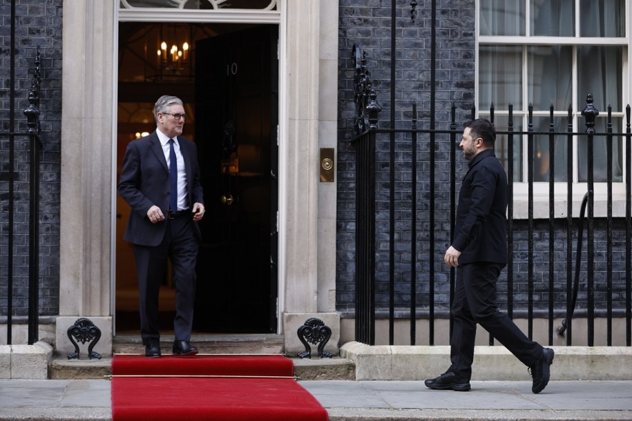 Nowa deklaracja Ukrainy i Wielkiej Brytanii: współpraca w sektorze obronnym /EPA/DAVID CLIFF /PAP