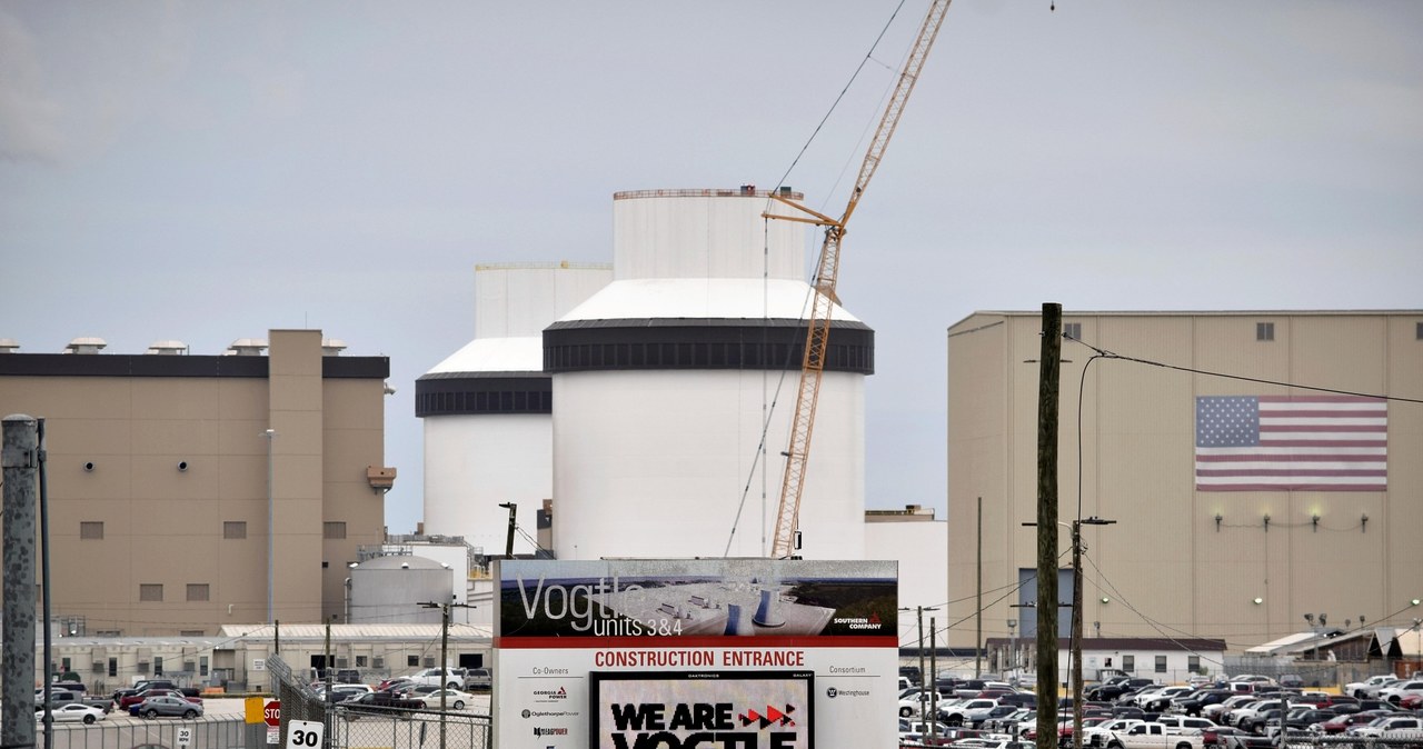 Nowa elektrownia jądrowa w USA, stan Georgia. fot.: YUSUKE TOMIYAMA Yomiuri The Yomiuri Shimbun via AFP /AFP