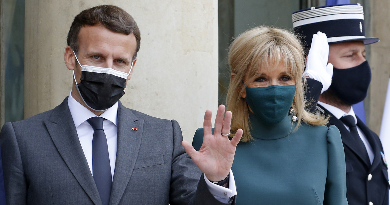 Nowa fryzura Brigitte Macron jest kompementowana przez internautów /Getty Images