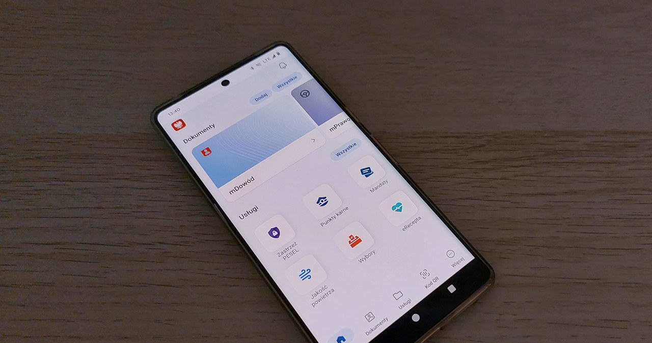 Nowa funkcja w aplikacji mObywatel /Dawid Szafraniak /INTERIA.PL