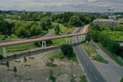 Nowa kładka rowerowa w Krakowie gotowa