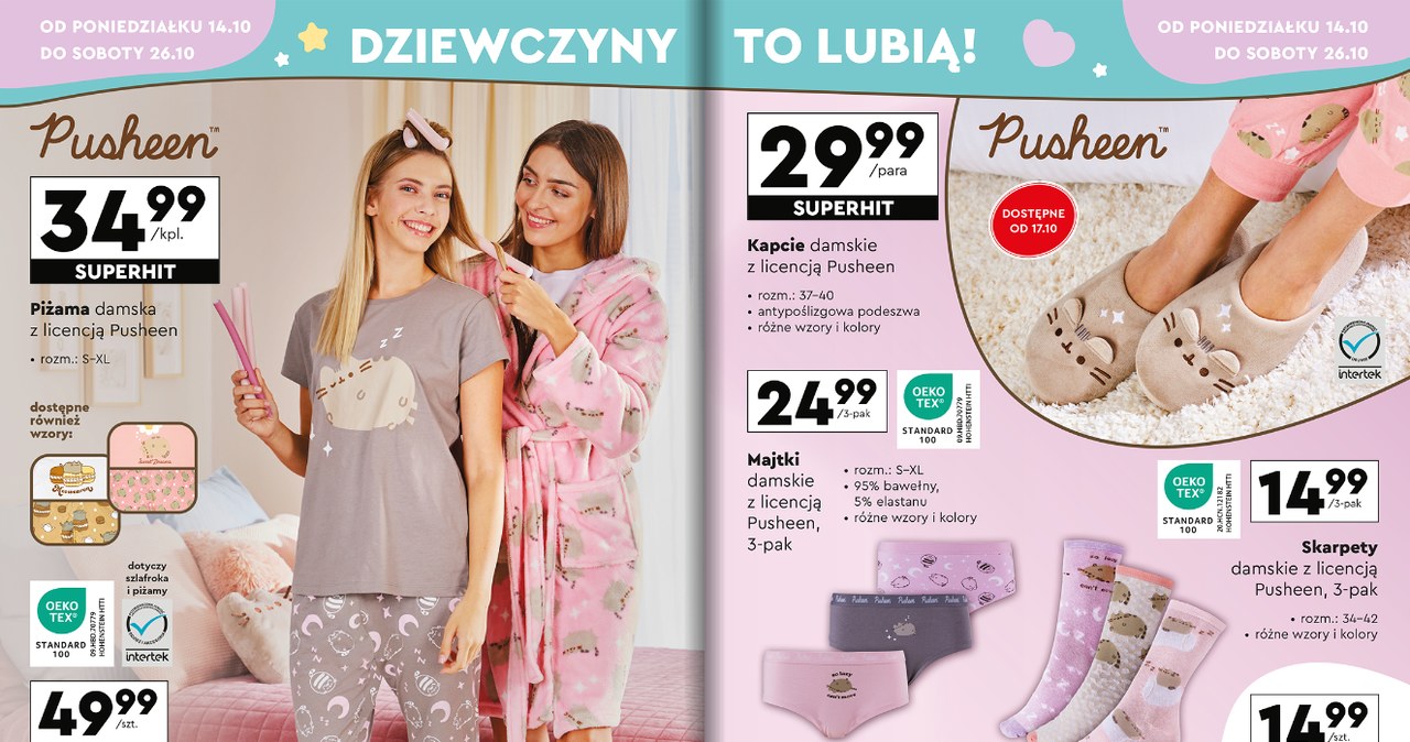 Nowa kolekcja Pusheen w Biedronce /Biedronka /INTERIA.PL