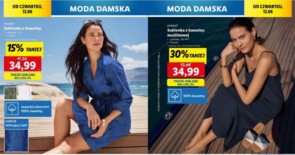 Nowa kolekcja w Lidlu zachwyca! Modne ubrania w stylu dolce vita za bezcen /Lidl /INTERIA.PL
