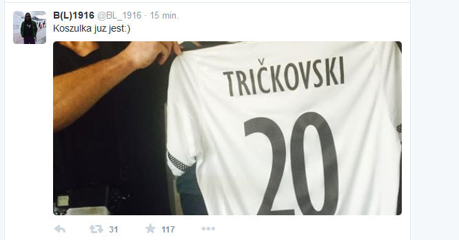 Nowa koszulka Ivana Trickovskiego / Twitter /INTERIA.PL