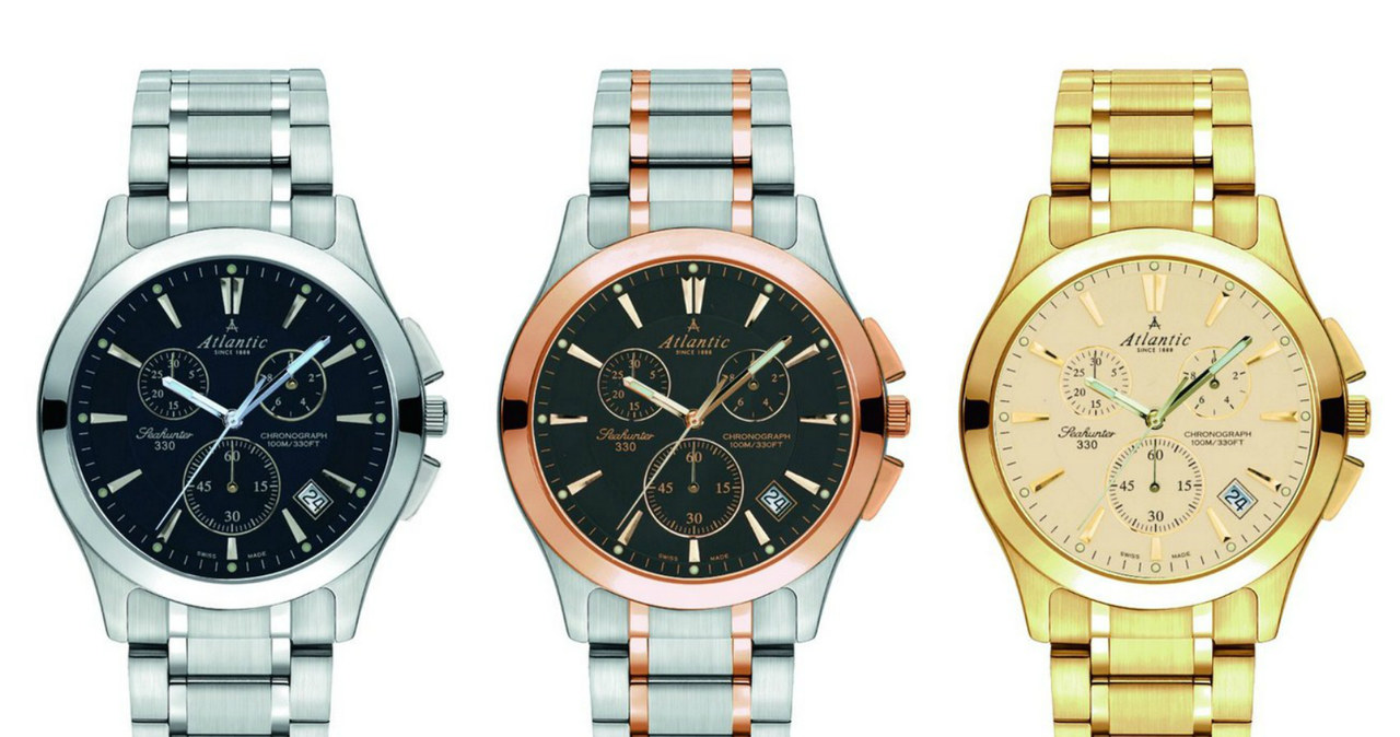 Nowa linia zegarków Atlantic Seahunter 330 to propozycja dla mężczyzn ceniących elegancję w nietypowym, bo sportowym, wydaniu /materiały prasowe