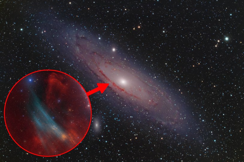 Nowa mgławica odkryta w pobliżu Galaktyki Andromedy wzbudziła nie lada sensację. Czym w rzeczywistości jest ten obiekt? /Adam Krypel / Facebook: Marcel Drechsler /Pexels.com