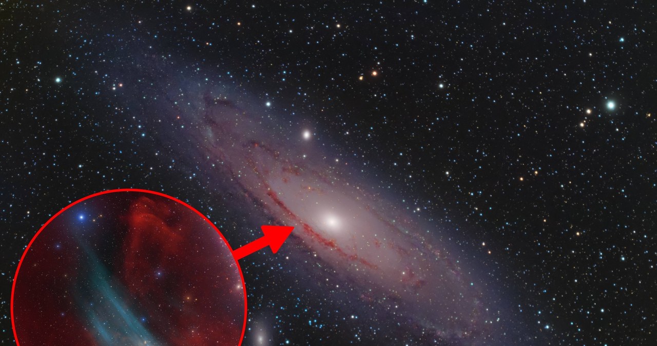 Nowa mgławica odkryta w pobliżu Galaktyki Andromedy wzbudziła nie lada sensację. Czym w rzeczywistości jest ten obiekt? /Adam Krypel / Facebook: Marcel Drechsler /Pexels.com