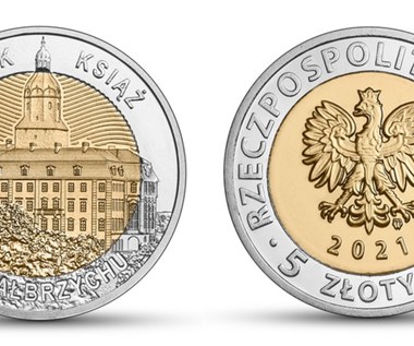 Nowa moneta NBP: "Odkryj Polskę - Zamek Książ w Wałbrzychu"