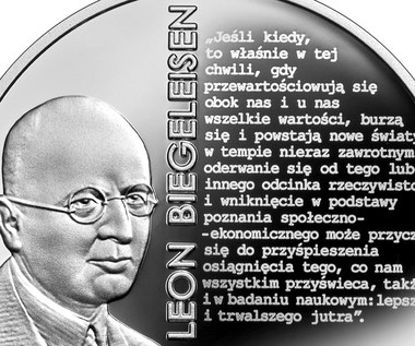 Nowa moneta NBP: "Wielcy polscy ekonomiści - Leon Biegeleisen"