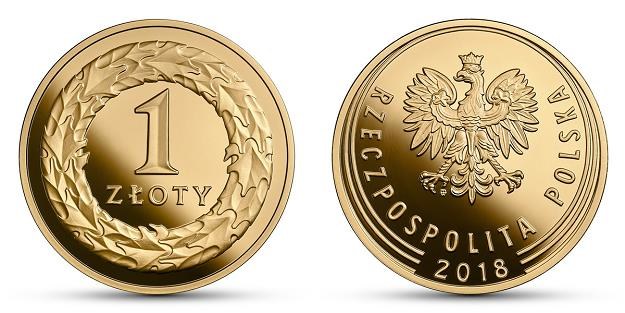 Nowa moneta okolicznościowa: "100 rocznica odzyskania przez Polskę niepodległości", nominał 1 zł /NBP