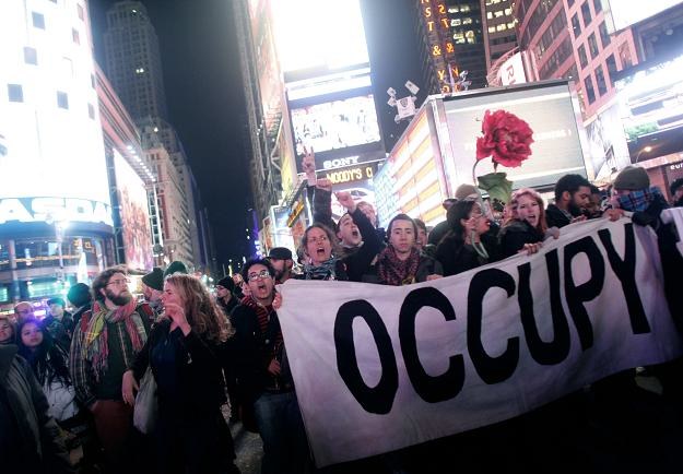 Nowa odsłona protestu - Times Square w Nowym Jorku /AFP