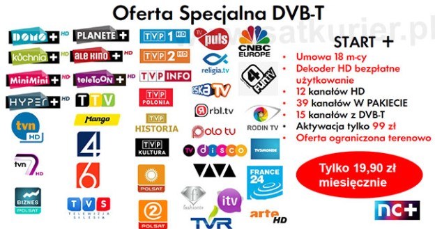 nowa oferta DVB-T  nc+ /SatKurier