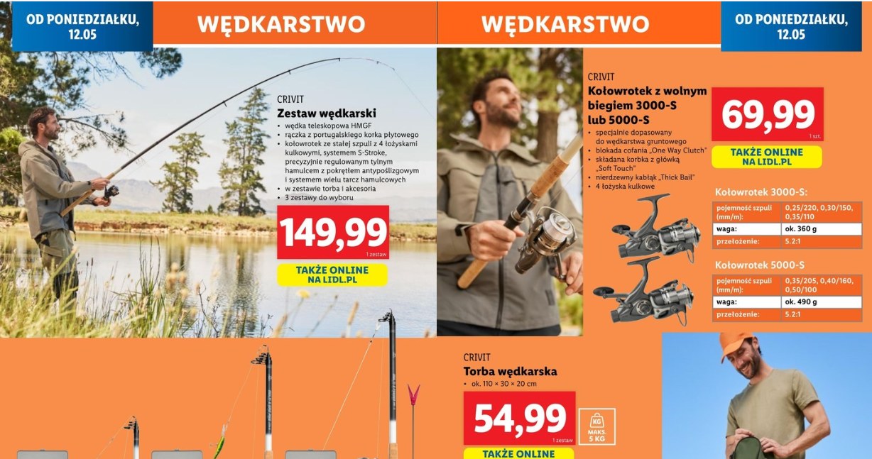 Nowa oferta w Lidlu zachwyca wędkarzy! Wędki i akcesoria w świetnych cenach /Lidl /INTERIA.PL