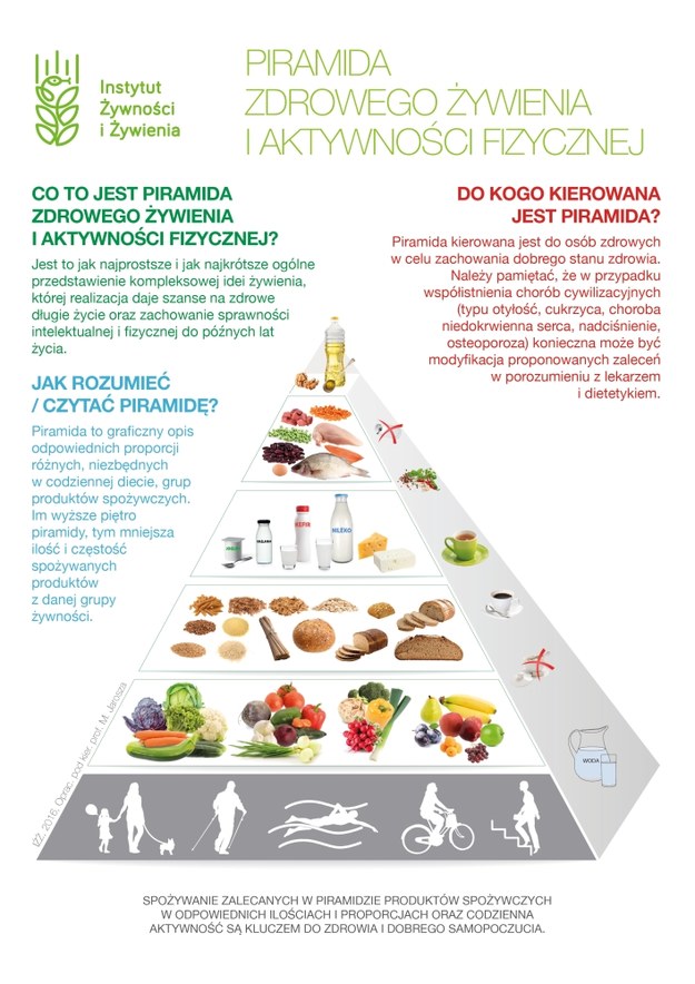 Nowa piramida żywienia /Materiały prasowe