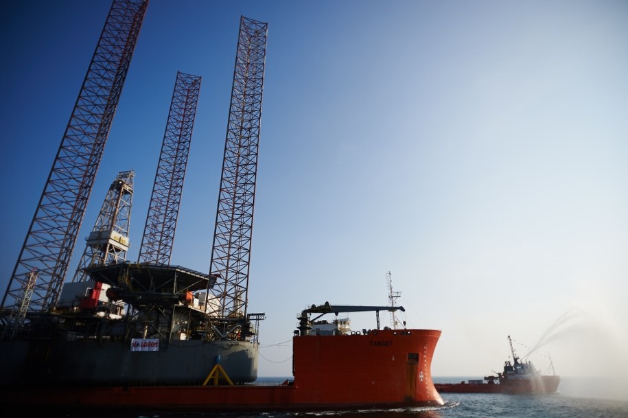 Nowa platforma wiertniczo-wydobywcza spółki Lotos Petrobaltic /Adam Warżawa /PAP