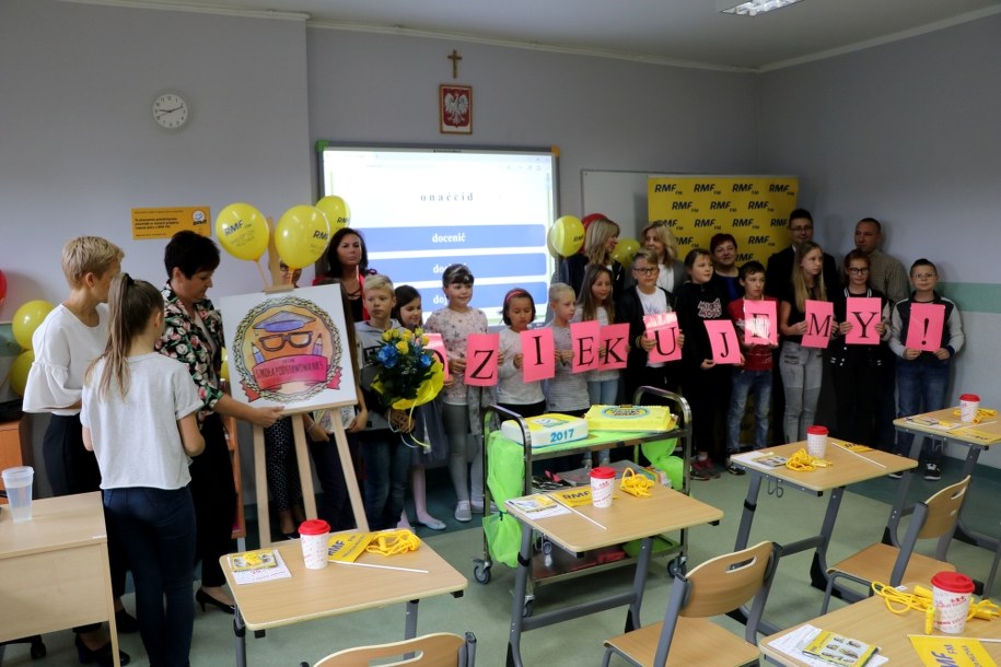 Nowa sala polonistyczna w szkole w Boguszowie-Gorcach /Bartek Paulus /RMF FM