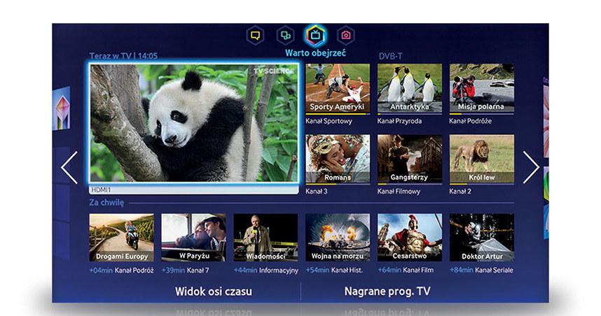 Nowa wersja Smart Hub - to obecnie najlepsza platforma Smart TV, jaką możemy znaleźć w telewizorach dostępnych w Polsce /materiały prasowe