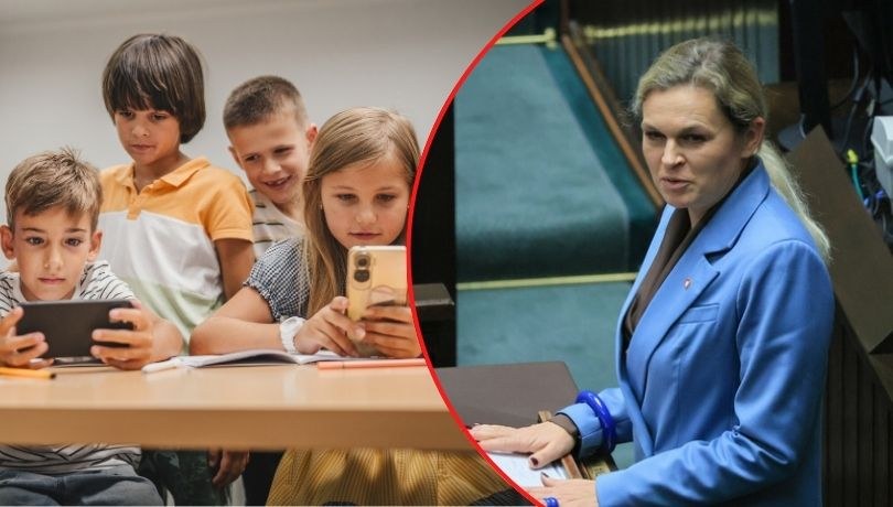 Nowacka: szykujemy przepisy zakazujące od września używania telefonów komórkowych w podstawówkach /Anita Walczewska/East News/Shutterstock /East News