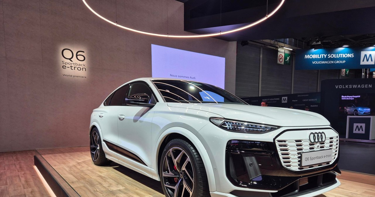 Nowe Audi Q6 Sportback e-tron debiutuje na Paris Motor Show 2024 /Michał Domański /INTERIA.PL