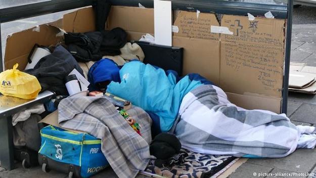 Nowe badanie potwierdza drastyczny wzrost liczby bezdomnych /Deutsche Welle