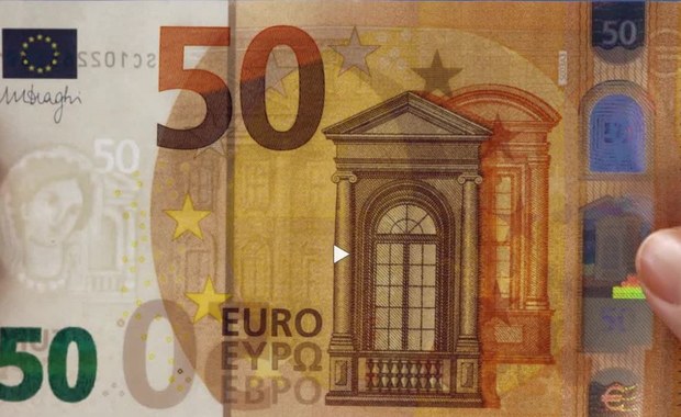 Nowe banknoty 50 euro od dziś w o obiegu
