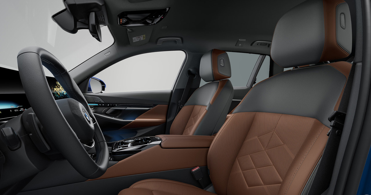 Nowe BMW serii 5 Touring w standardzie posiada tapicerkę wegańską "Veganza" /BMW /materiały prasowe