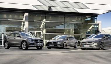 Nowe hybrydowe wersje Mercedesów CLA i GLA