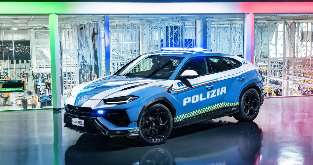 Nowe Lamborghini Urus Performante dla włoskiej policji /materiały prasowe