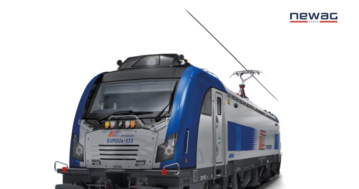 Nowe lokomotywy serii Gryffin rozpędzą się do 200 k/h /PKP IC/NEWAG /materiały prasowe