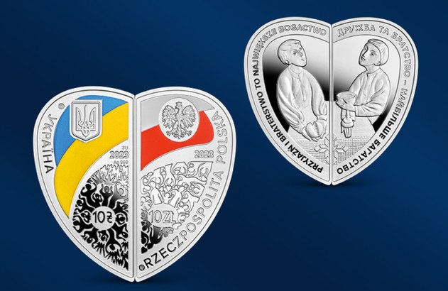 Nowe monety kolekcjonerskie NBP i NBU, źródło: Narodowy Bank Polski /