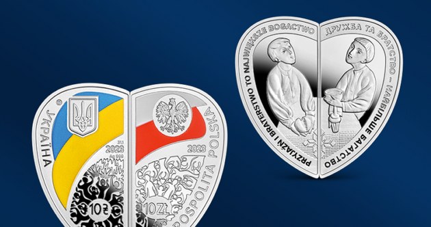 Nowe monety kolekcjonerskie NBP i NBU, źródło: Narodowy Bank Polski /
