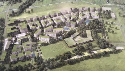 Nowe osiedle z programu Mieszkanie+ w Krakowie: 30 bloków i... brak drogi dojazdowej