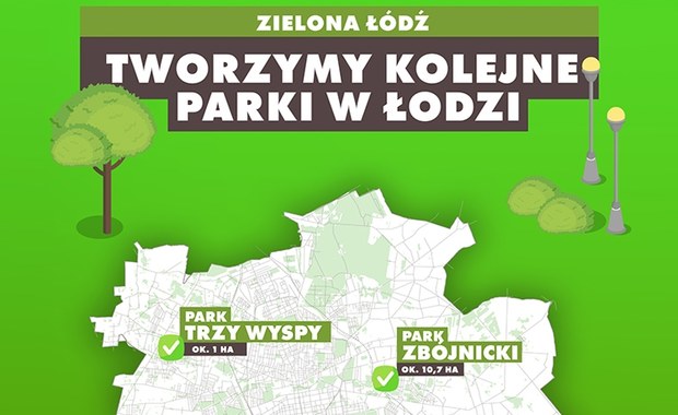 Nowe parki leśne w Łodzi