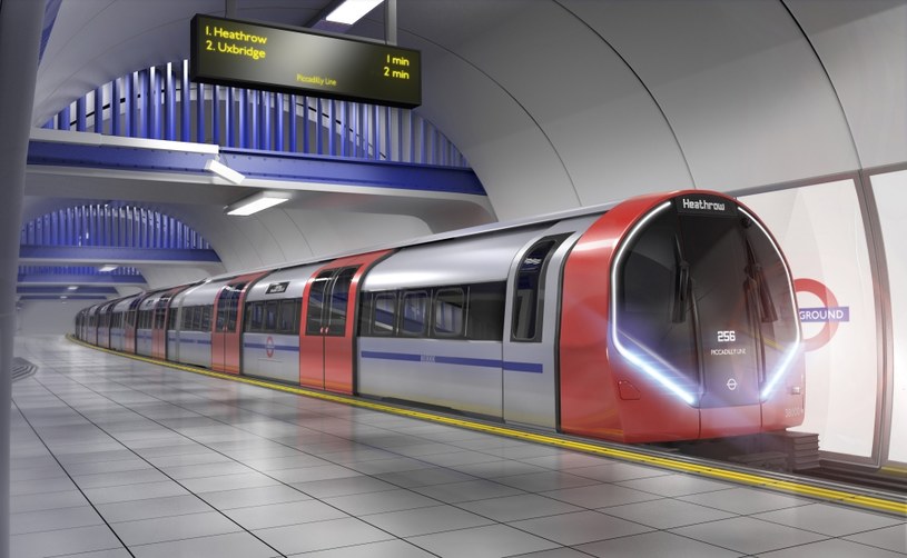 Nowe pociągi w londyńskim metrze /materiały prasowe