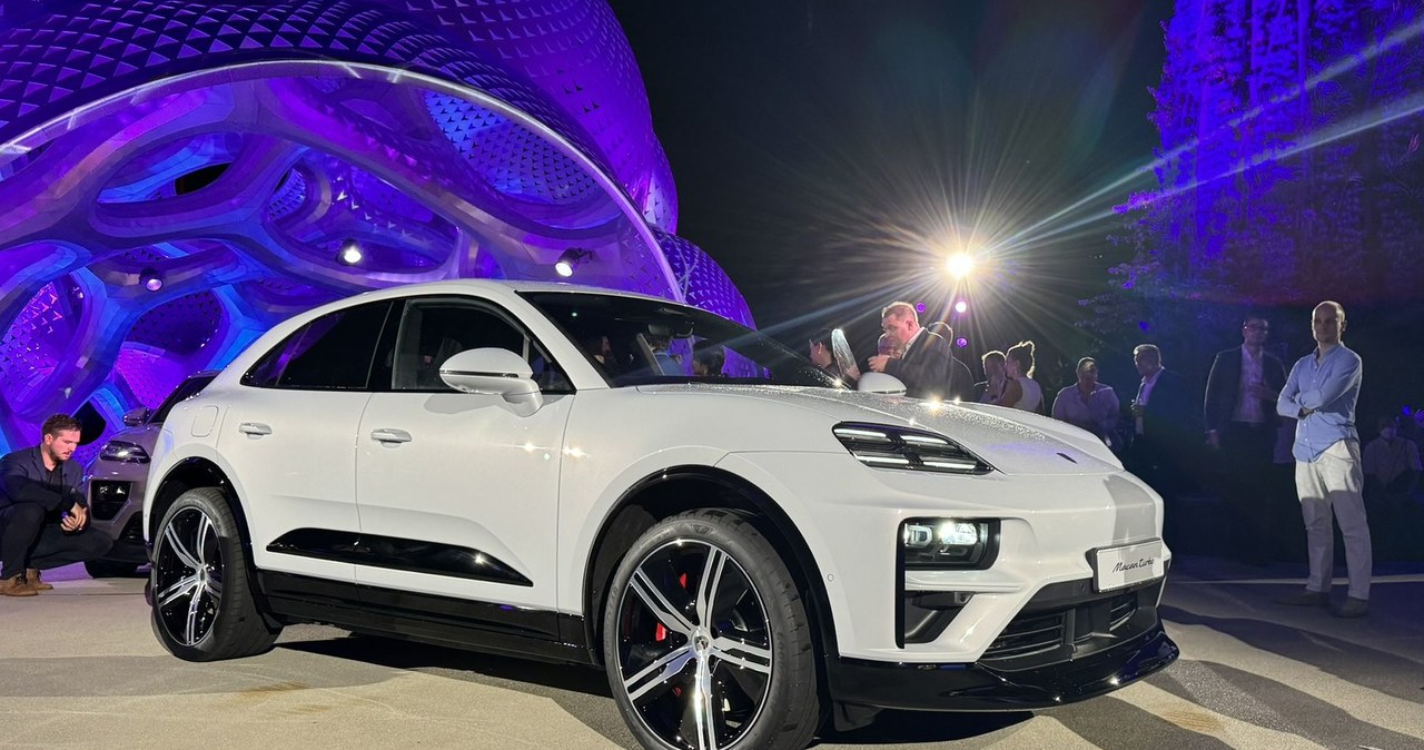 Nowe Porsche Macan zadebiutowało w Singapurze. Elektryczny SUV pojawi się w polskich salonach już w połowie roku. Cennik startuje od 386 tys. zł /Sebastian Kościółek /INTERIA.PL