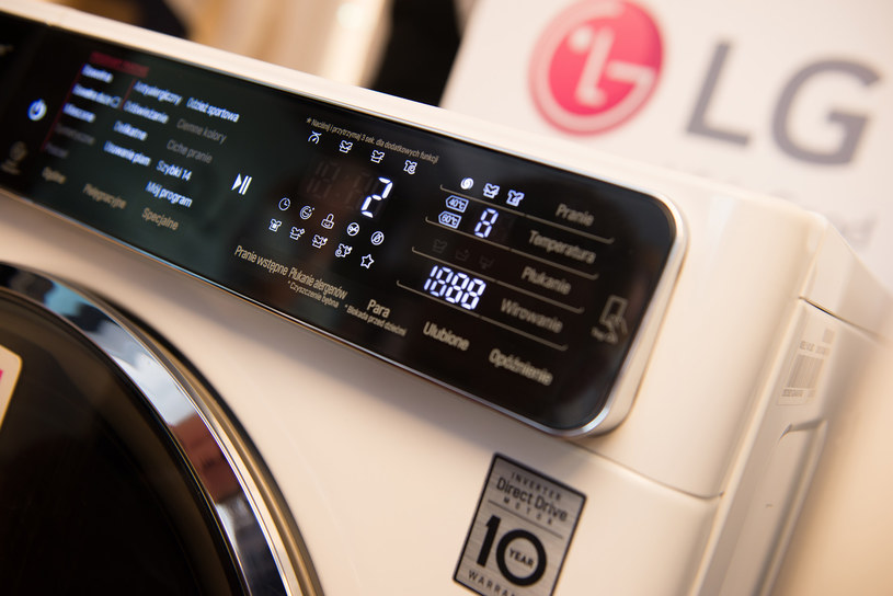 Nowe pralki LG są naszpikowane elektroniką /materiały prasowe