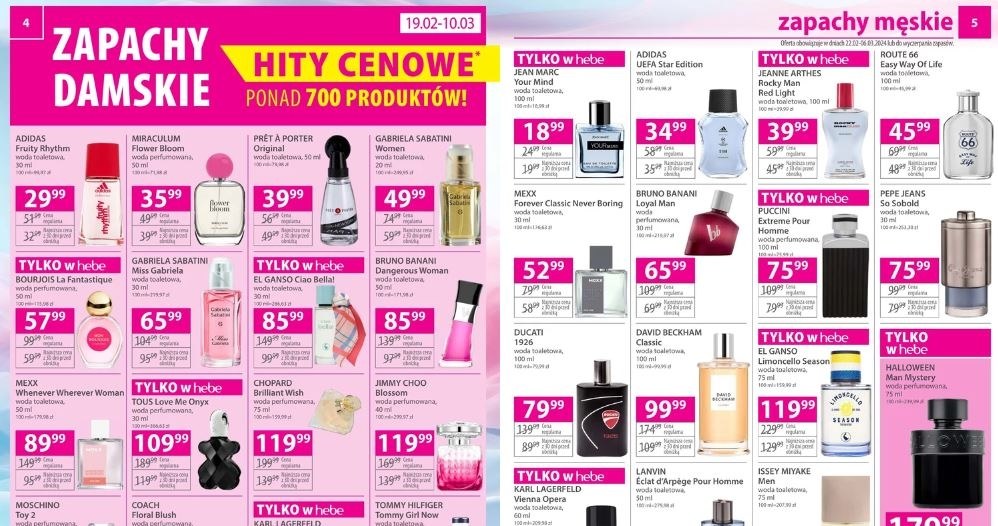 Nowe promocje na perfumy w Hebe. /Hebe /INTERIA.PL