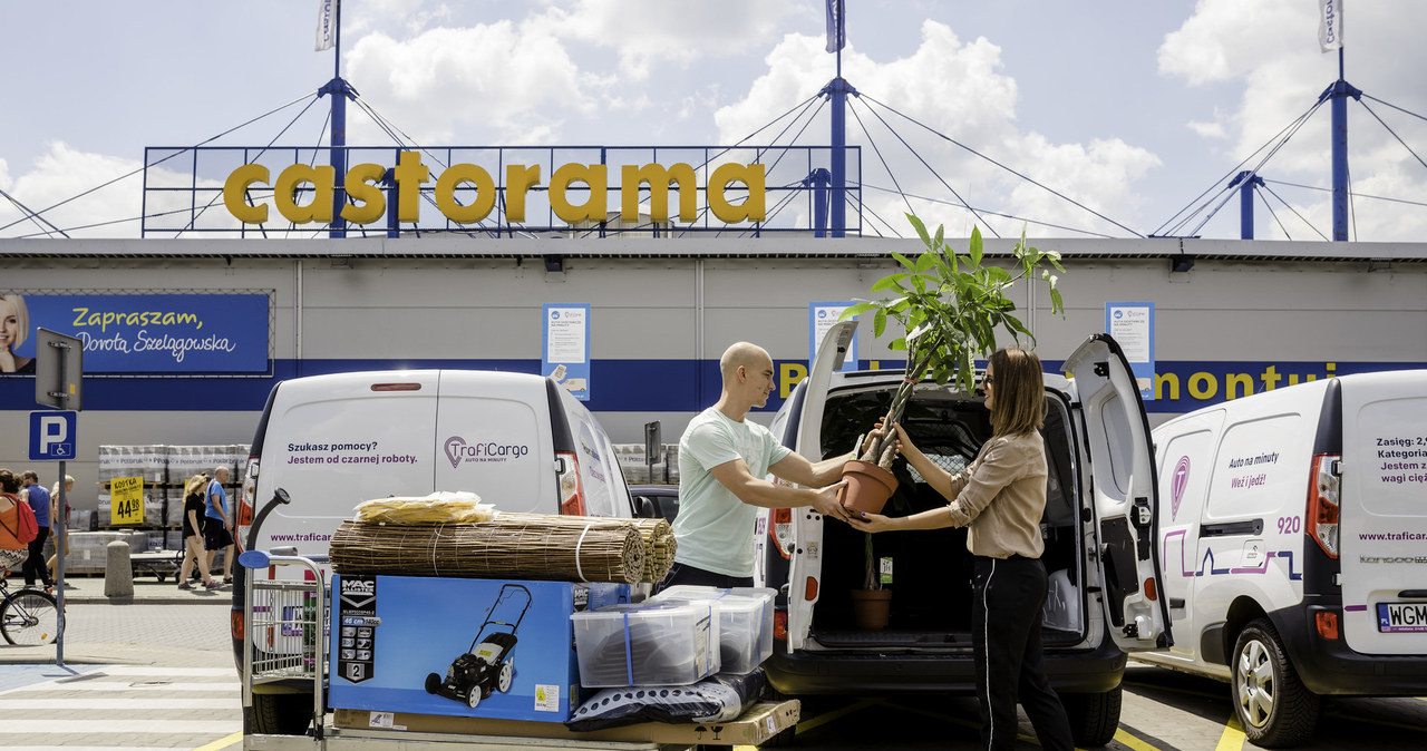 Nowe samochody TrafiCar trafiły pod sklepy Castorama /materiały prasowe