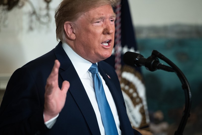 Nowe sankcje Trump uzasadniał m.in. "utrzymującą się uzurpacją władzy" przez Maduro /SAUL LOEB / AFP /AFP