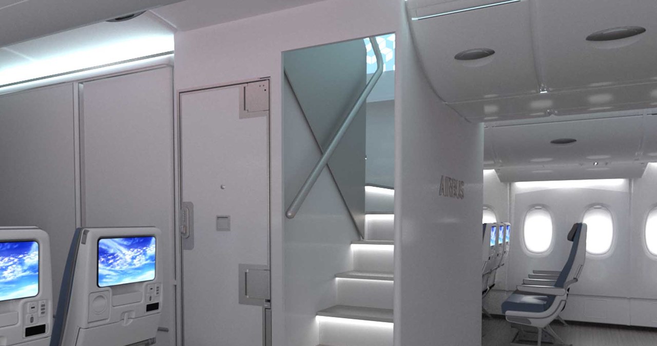Nowe schodny przednie w A380 /materiały prasowe