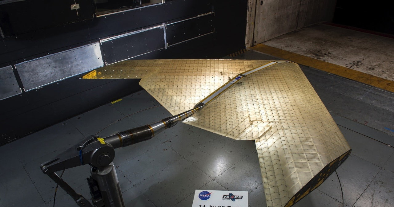 Nowe skrzydła składają się z tysięcy mniejszych elementów /NASA