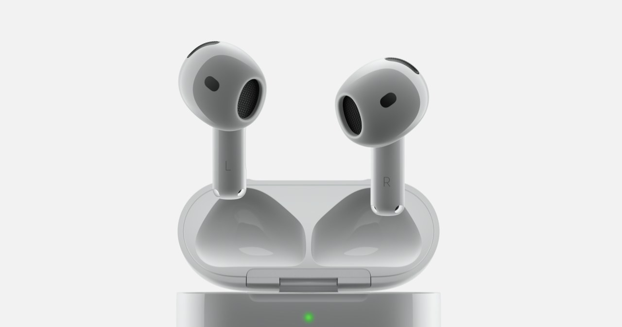 Nowe słuchawki Apple AirPods 4 dostępne będą w dwóch wersjach /Apple /materiały prasowe