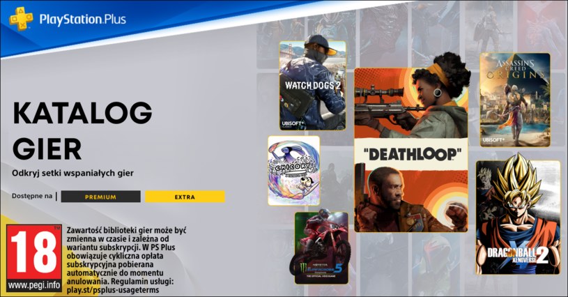 Nowe tytuły dołączają do PlayStation Plus Extra i Premium we wrześniu 2022. Co zobaczycie? /materiały prasowe