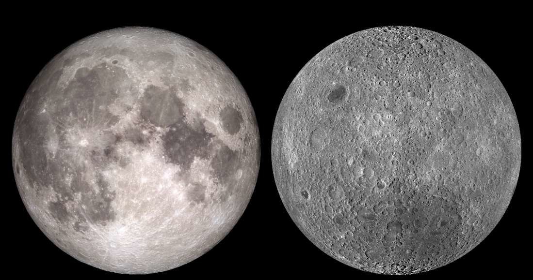 Nowe wyjaśnienie wyjaśnia różnice struktury obu stron Księżyca /NASA