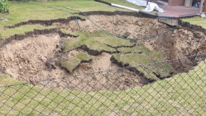 Nowe zapadlisko w Trzebini. "To reaktywacja"