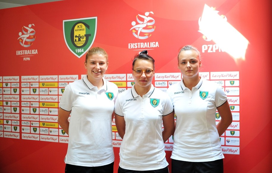 Nowe zawodniczki GKS-u Katowice /foto. Materiał Prasowy /